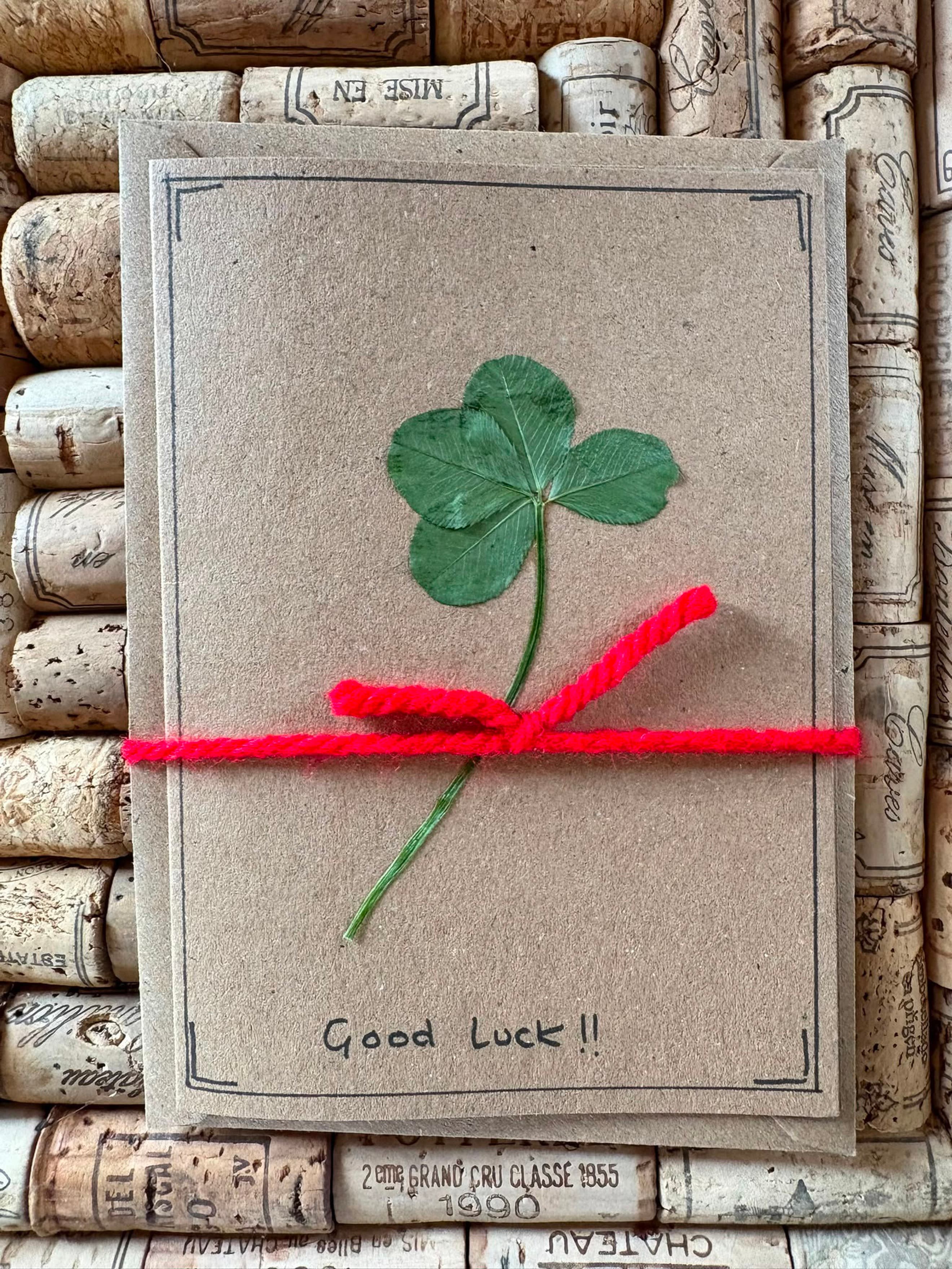 Good Luck card